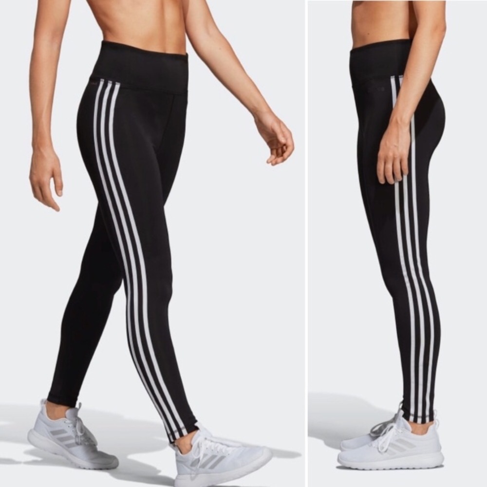 ❤️Adidas Design to Move 3-stripes High Rise Tights